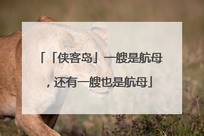 「侠客岛」一艘是航母，还有一艘也是航母