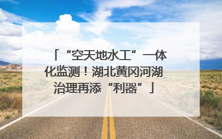 “空天地水工”一体化监测！湖北黄冈河湖治理再添“利器”