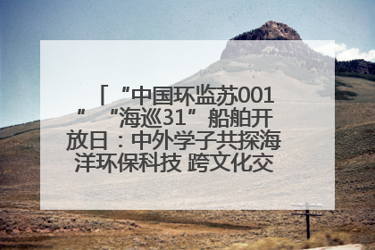 “中国环监苏001”“海巡31”船舶开放日：中外学子共探海洋环保科技 跨文化交流筑牢“蓝色”友谊