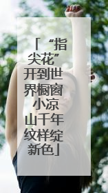 “指尖花”开到世界橱窗 小凉山千年纹样绽新色