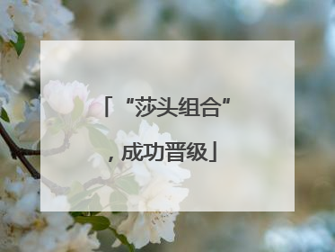 “莎头组合”，成功晋级