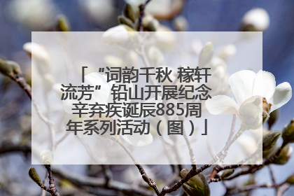 “词韵千秋 稼轩流芳”铅山开展纪念辛弃疾诞辰885周年系列活动（图）