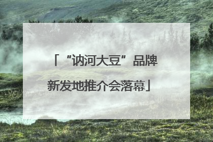 “讷河大豆”品牌新发地推介会落幕