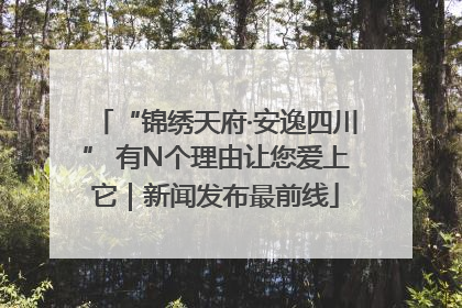 “锦绣天府·安逸四川” 有N个理由让您爱上它｜新闻发布最前线