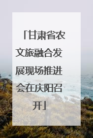 甘肃省农文旅融合发展现场推进会在庆阳召开