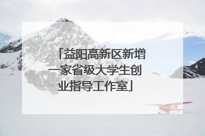 益阳高新区新增一家省级大学生创业指导工作室