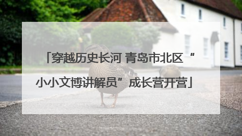穿越历史长河 青岛市北区“小小文博讲解员”成长营开营