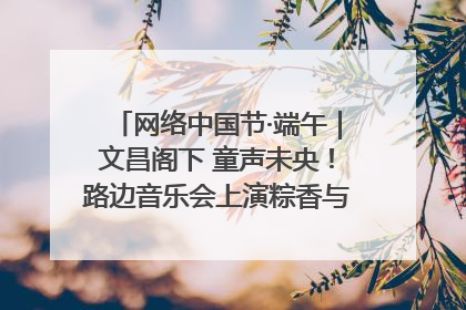网络中国节·端午｜文昌阁下 童声未央！路边音乐会上演粽香与童真的诗意交响
