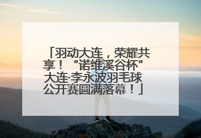 羽动大连，荣耀共享！“诺维溪谷杯”大连·李永波羽毛球公开赛圆满落幕！