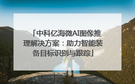 中科亿海微AI图像推理解决方案：助力智能装备目标识别与跟踪