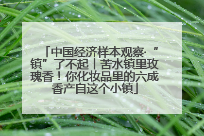 中国经济样本观察·“镇”了不起丨苦水镇里玫瑰香！你化妆品里的六成香产自这个小镇
