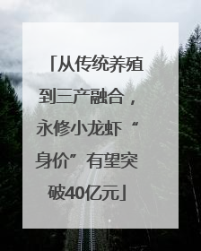 从传统养殖到三产融合，永修小龙虾“身价”有望突破40亿元