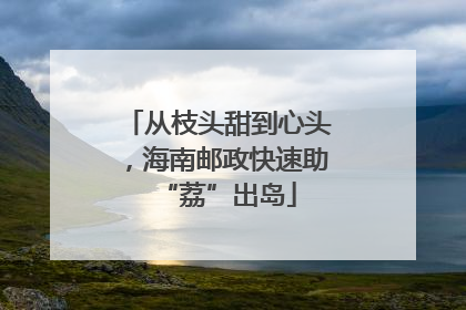 从枝头甜到心头，海南邮政快速助“荔”出岛