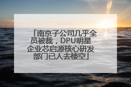 南京子公司几乎全员被裁，DPU明星企业芯启源核心研发部门已人去楼空