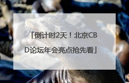 倒计时2天！北京CBD论坛年会亮点抢先看