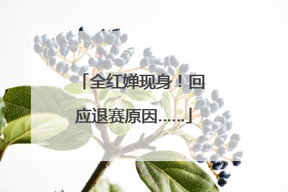 全红婵现身！回应退赛原因……