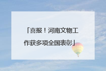 喜报！河南文物工作获多项全国表彰