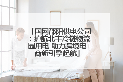 国网邵阳供电公司：护航北丰冷链物流园用电 助力跨境电商新引擎起航