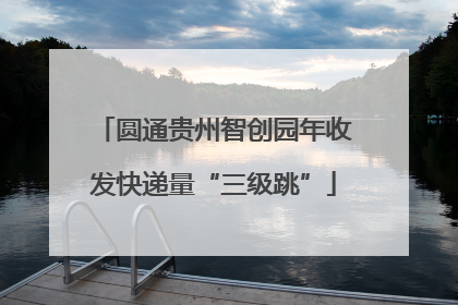 圆通贵州智创园年收发快递量“三级跳”