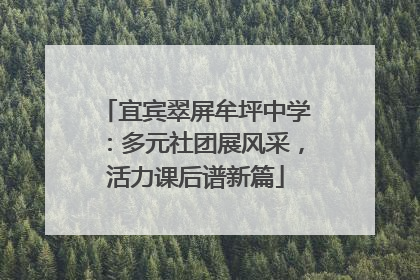 宜宾翠屏牟坪中学：多元社团展风采，活力课后谱新篇