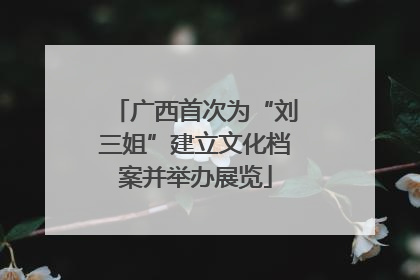 广西首次为“刘三姐”建立文化档案并举办展览