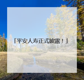 平安人寿正式披露！