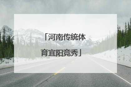 河南传统体育宜阳竞秀