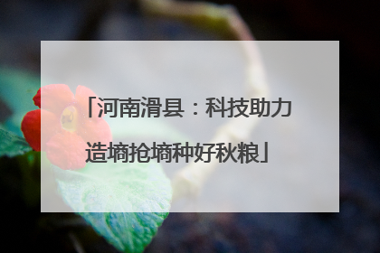 河南滑县：科技助力造墒抢墒种好秋粮