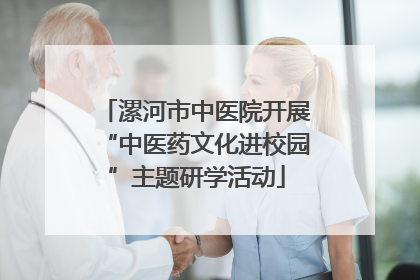 漯河市中医院开展“中医药文化进校园”主题研学活动