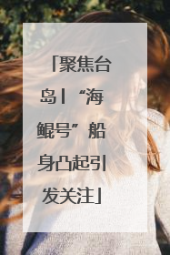 聚焦台岛│“海鲲号”船身凸起引发关注