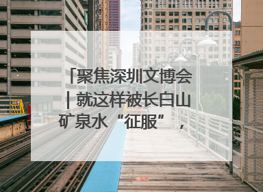 聚焦深圳文博会｜就这样被长白山矿泉水“征服”，订单纷至沓来