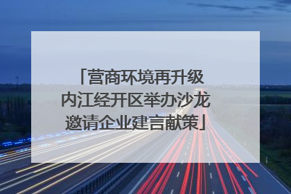营商环境再升级 内江经开区举办沙龙邀请企业建言献策