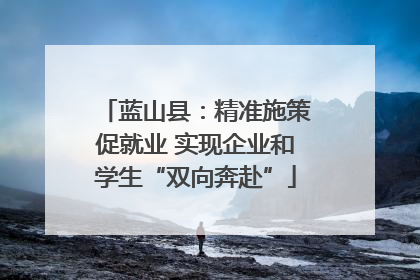 蓝山县：精准施策促就业 实现企业和学生“双向奔赴”