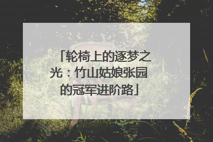 轮椅上的逐梦之光：竹山姑娘张园的冠军进阶路