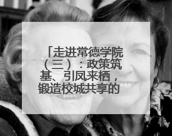 走进常德学院（三）：政策筑基、引凤来栖，锻造校城共享的“双师铁军”
