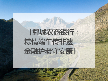 郓城农商银行：粽情端午传非遗 金融护老守安康