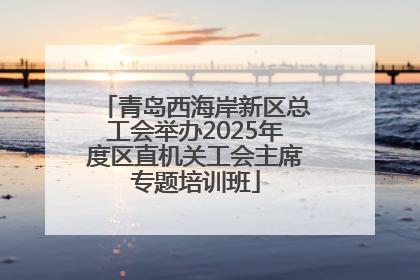 青岛西海岸新区总工会举办2025年度区直机关工会主席专题培训班