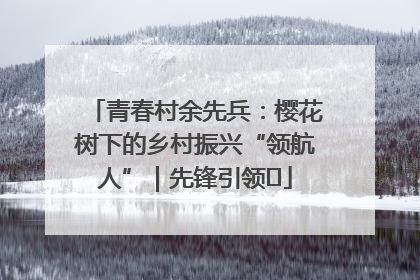 青春村余先兵：樱花树下的乡村振兴“领航人”｜先锋引领⑪