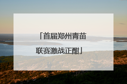首届郑州青苗联赛激战正酣
