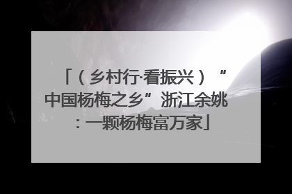 （乡村行·看振兴）“中国杨梅之乡”浙江余姚：一颗杨梅富万家