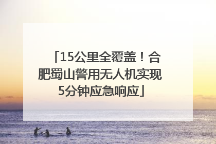 15公里全覆盖！合肥蜀山警用无人机实现5分钟应急响应