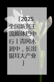2025全国新兴主流媒体巴中行丨青冈木屑中，长出银耳大产业