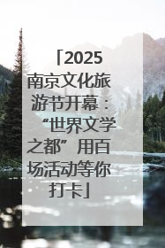 2025南京文化旅游节开幕：“世界文学之都”用百场活动等你打卡