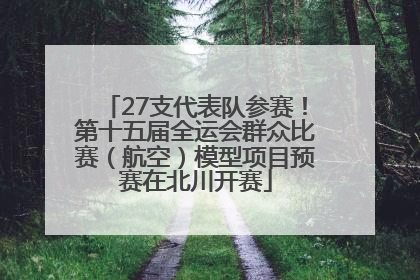 27支代表队参赛！第十五届全运会群众比赛（航空）模型项目预赛在北川开赛
